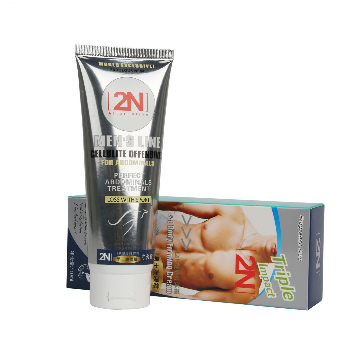 2N 100ml/3.5 oz Body Diet 24 Cream Balm Body Slimming Firming Modeling US Ship