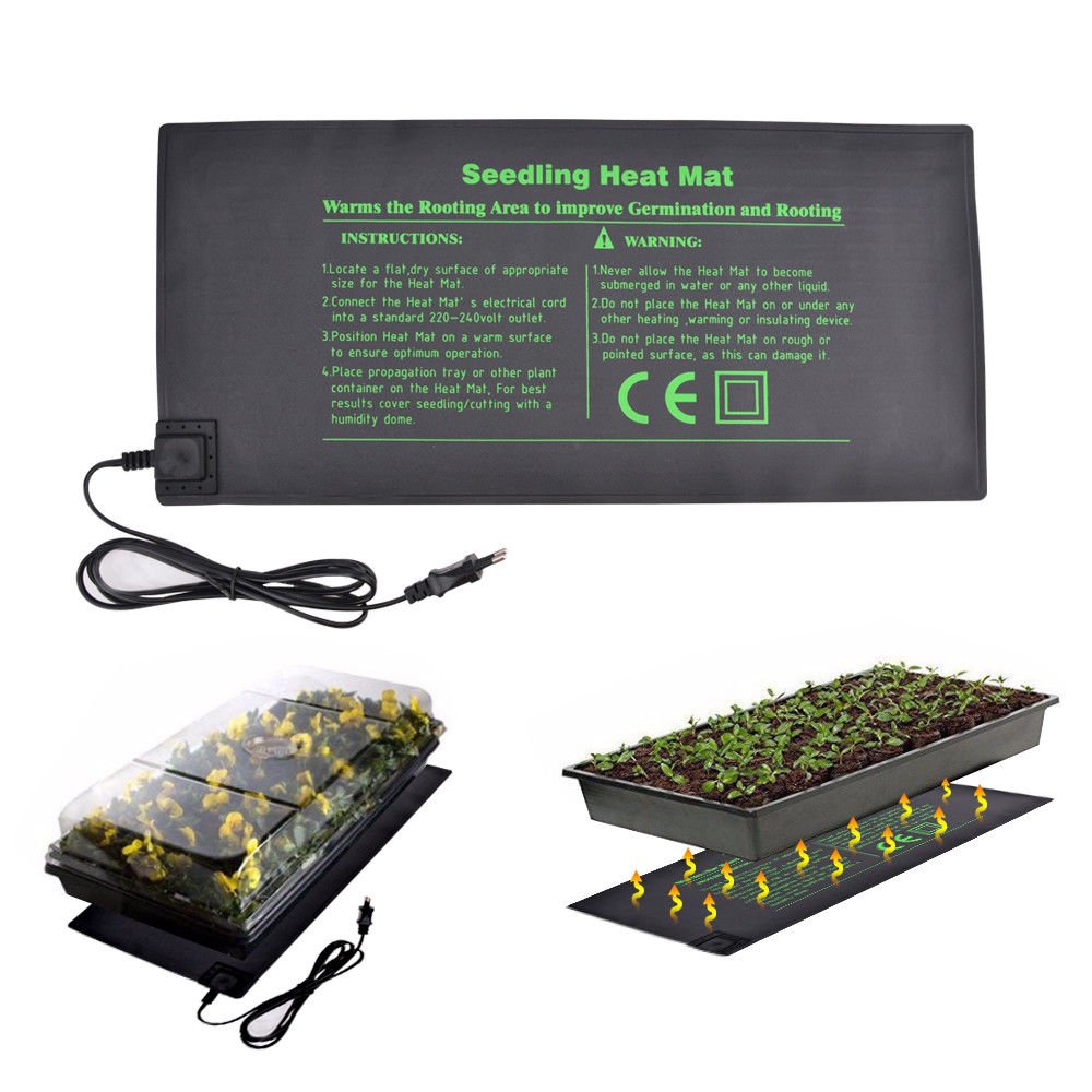 20.47X 9.45inch Hydroponic Seeding Heat Mat Seed Starter Plant Pad Germination