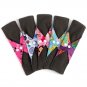 5PC 10" Reusable Washable Bamboo Charcoal Cloth Menstrual Sanitary New Pads