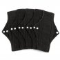 5PC 10" Reusable Washable Bamboo Charcoal Cloth Menstrual Sanitary New Pads