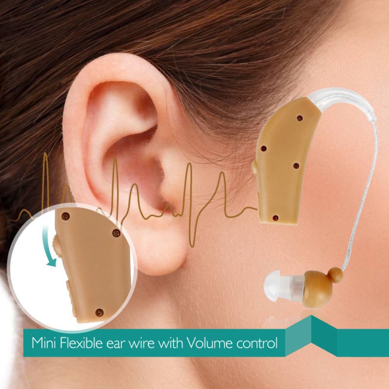 Hearing Aid Portable Small Invisible Best Sound Amplifier Adjustable Wireless