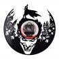 Vinyl 3D Changing Color Remote Control Record LED Wall Light Clock Home Decora