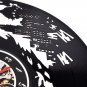 Vinyl 3D Changing Color Remote Control Record LED Wall Light Clock Home Decora