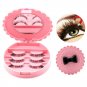 Reusable 4x False Eyelashes Natural Handmade Eye Lash Extension Double Magnetic