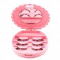 Reusable 4x False Eyelashes Natural Handmade Eye Lash Extension Double Magnetic