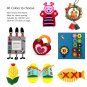 4 Sized Embroidery Stitching Punch Needle Tool Set + 50 Mix Colors Sewing Thread