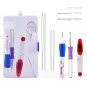 4 Sized Embroidery Stitching Punch Needle Tool Set + 50 Mix Colors Sewing Thread