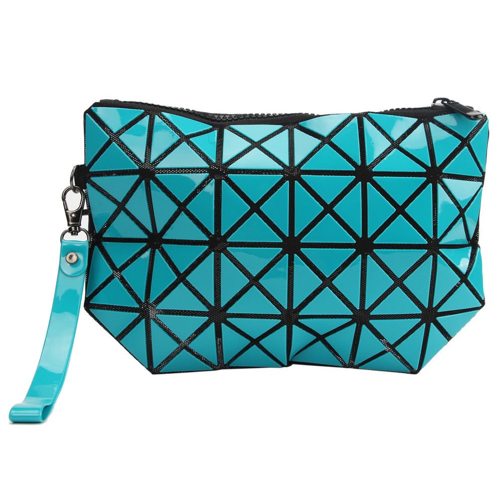 Handheld Prism Cosmetic Bag Easy Clean Breathable Lady Bag For Travel HandBag