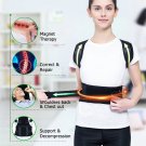 Magnetic Posture Corrector Support Back Shoulder Brace Belt For Men Women Black