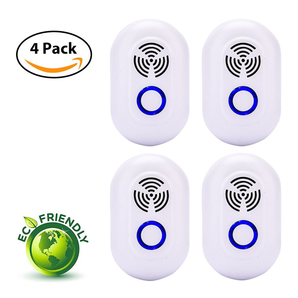 1PC Ultrasonic Pest Repeller Outdoor Indoor Electronic Mosquito Repellent Plugin
