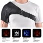 USB Rechargeable Neoprene Shoulder Support Strap Arthritis Gym Sports Brace New