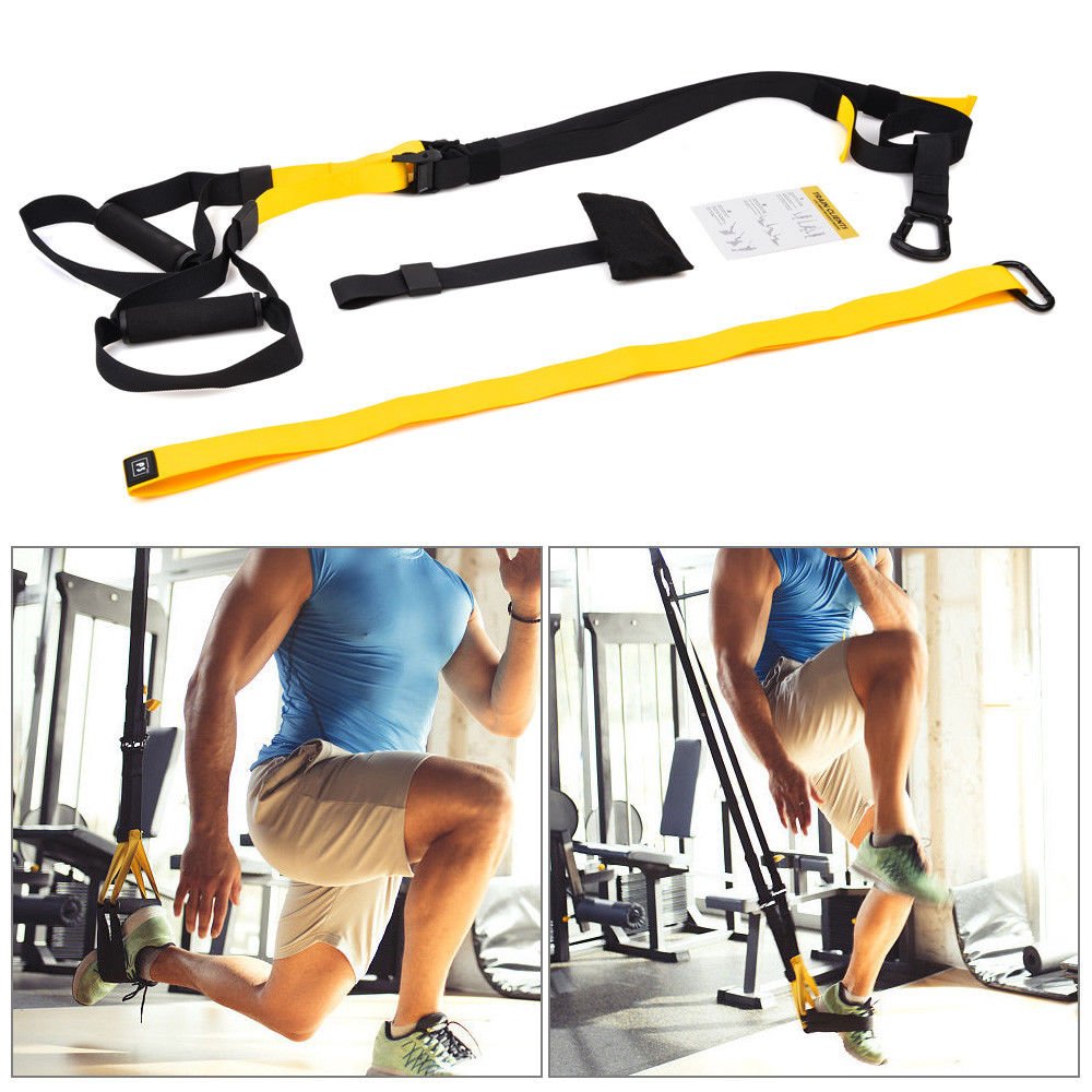 Yoga Stretch Straps Training Belt Waist Leg Yoga Strap with Multiple Grip Loops