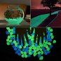 Luminous Cobblestones Pebbles Stones for Aquarium Fish Tank Decoration Orgament