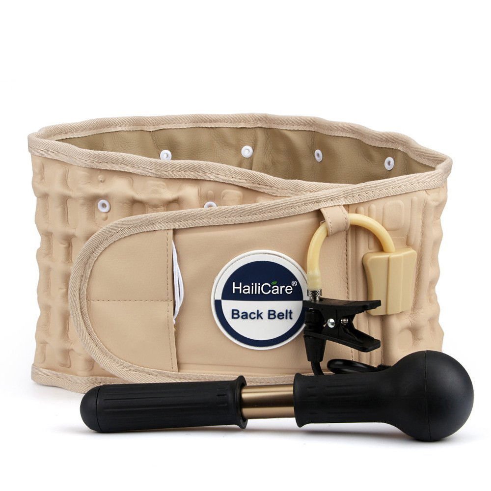 Air Support Lumbar Belt Physio Back Brace Spinal Pain Relief