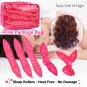 30 Flexible Foam Sponge Hair Curlers No Heat Hair Curlers Magic Pillow Soft Roll