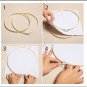 5pcs Embroidery Hoops Round Bamboo Cross Stitch Hoop Ring Quilting Needlecraft