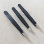 3pcs ESD Safe Anti-Static Stainless Steel Tweezers Set Maintenance Tool Kit