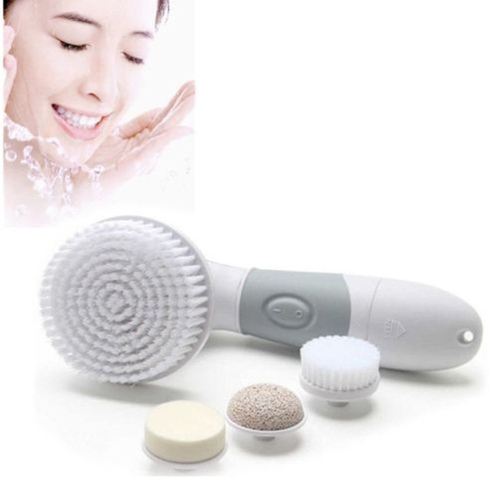USB Rechargeable Electric Rotating Facial Cleansing Wash Brush Facial Washing