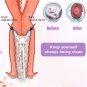 1Pcs Non-Toxic Pump Action Douche Enema Bottle with Nozzle Vaginal Anal Cleaning