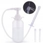 1Pcs Non-Toxic Pump Action Douche Enema Bottle with Nozzle Vaginal Anal Cleaning