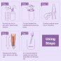 1Pcs Non-Toxic Pump Action Douche Enema Bottle with Nozzle Vaginal Anal Cleaning