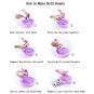 12 DIY Metal Bath Bomb Mold Mould Baking Ball Tool With 100 Shrink Wrap Bags