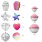 12 DIY Metal Bath Bomb Mold Mould Baking Ball Tool With 100 Shrink Wrap Bags