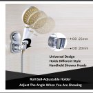 Adjustable Power Lock Shower Head Holder Wall Mount Shower Head Suction Cup Hook