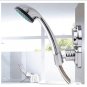 Adjustable Power Lock Shower Head Holder Wall Mount Shower Head Suction Cup Hook