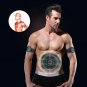 Abdominal Toning Muscle Trainer EMS Toner Abs Smart Fitness Pad+Arm Host Sticker