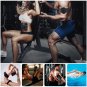 Abdominal Toning Muscle Trainer EMS Toner Abs Smart Fitness Pad+Arm Host Sticker