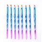 Acrylic Nail Art Pen Tips UV Builder Gel Painting Brush Manicure Set Hot 8Pcs