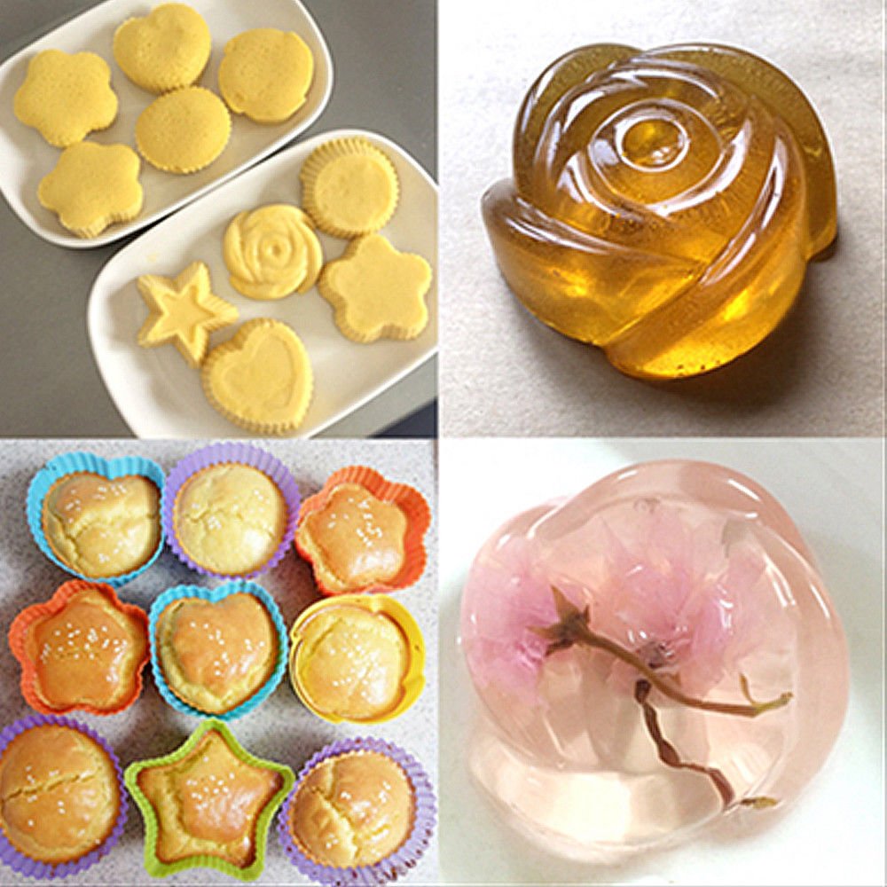 Silicone Donut Muffin Chocolate Cake Candy Cookie Cupcake Baking Mold Mould Pan