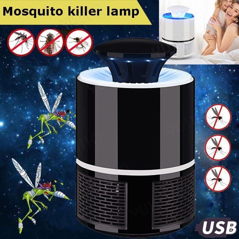 LED Electric Mosquito Insect Killer Light Trap Fly Bug Zapper Lamp Pest Control