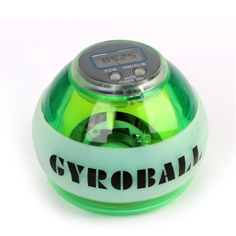 Gyroscope Power Force Ball LED Gyro Wrist Ball With Speed Meter Counter