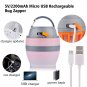 Portable Smart LED UV Electric Mosquito Killer Lamp USB Charge Flies Catcher NEW