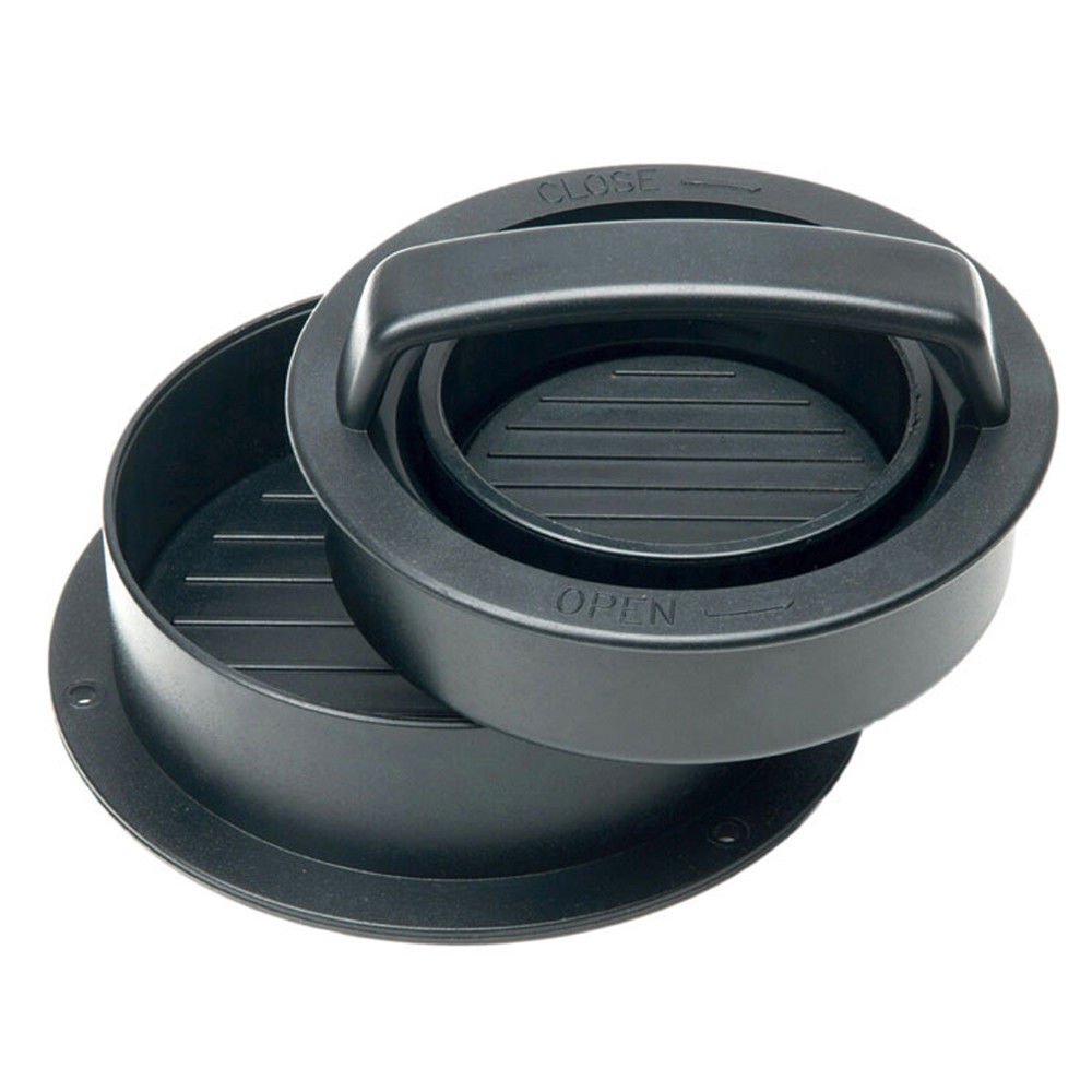 1 Set Non stick Stuffed Burger Press Hamburger Patty Pounder Maker Mold Sliders