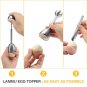 Creative Egg Topper Cutter Shell Opener Stainless Steel Boiled Raw Egg Open Tool