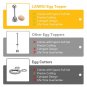 Creative Egg Topper Cutter Shell Opener Stainless Steel Boiled Raw Egg Open Tool