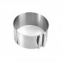 6-12" Adjustable Baking Cake Mold Retractable Stainless Steel Circle Mousse Ring