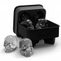 3D Skull Shape Ice Cube Mold Maker Silicone Bar Party Tray Halloween Xmas Gift