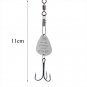Fishing Lure Mens Gift Stainless Steel Key Ring Fish Hook Pendant Daddy Gifts