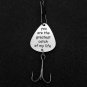 Fishing Lure Mens Gift Stainless Steel Key Ring Fish Hook Pendant Daddy Gifts
