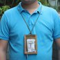 Tactical Id Cards Pockets Vertical Military Pass Holder Neck Lanyard New