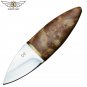 Bushcraft Mini Knife Stainless Steel With Wood Handle