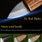 Bushcraft Mini Knife Stainless Steel With Wood Handle