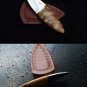 Bushcraft Mini Knife Stainless Steel With Wood Handle