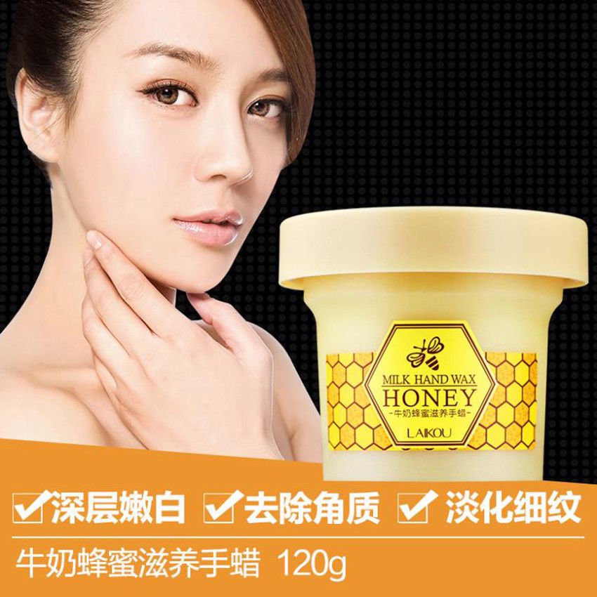 100% Natural Milk Honey Dark Spot Remover Hand Wax Exfoliating Moisturizing