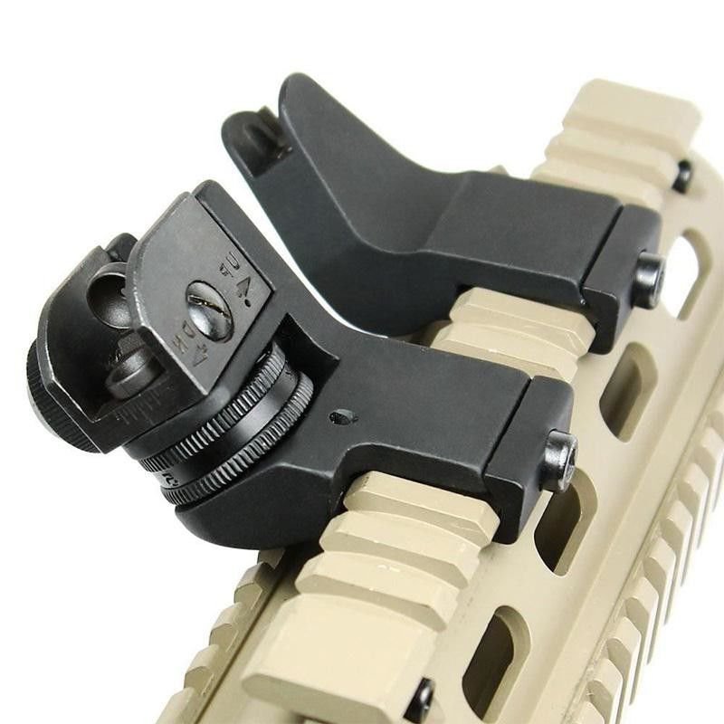 45 Degree Adjustable Tactical Hunting Flip Up Front Rear Rapid Transition Backup
