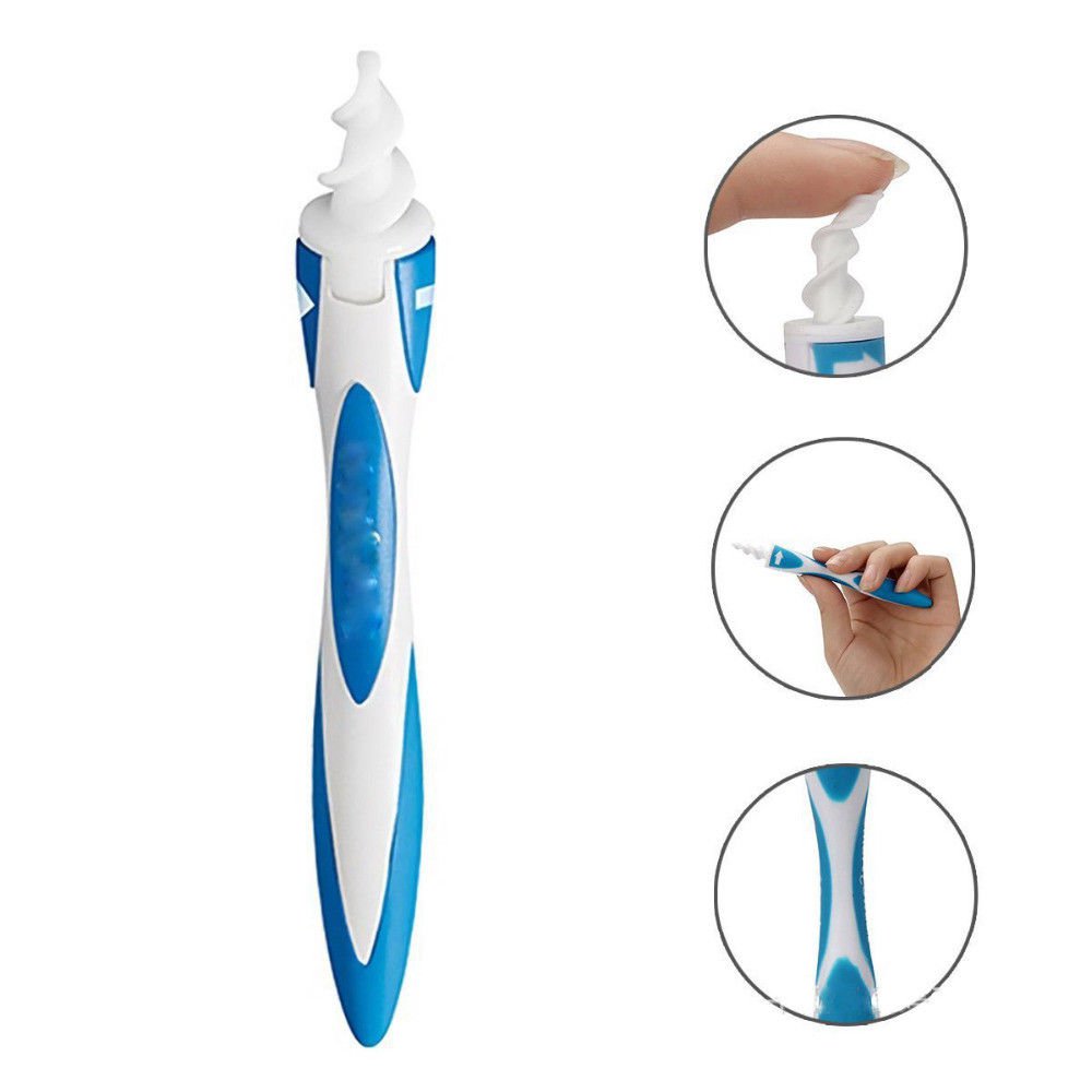 Spiral Ear Wax Cleaner With 16Pcs Soft Tips